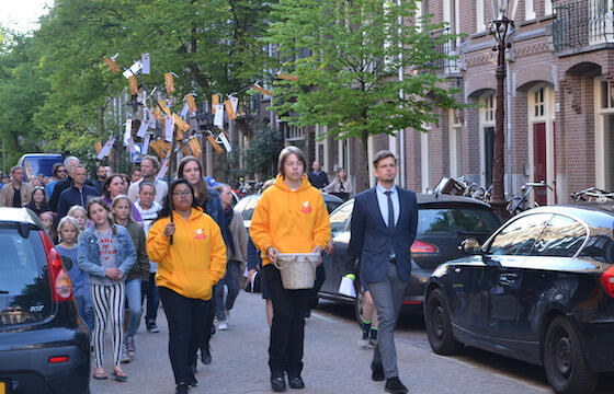 Herdenking jongerencomité De Pijp